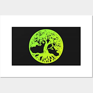 Green Tree of Life Posters and Art